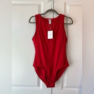 Andie Women’s Malibu One Piece Cherry Red NWT (Size M)